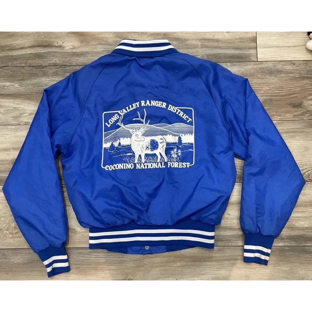 Vintage Don Alleson Athletic Bomber Jacket Coconino‎ National Forest
